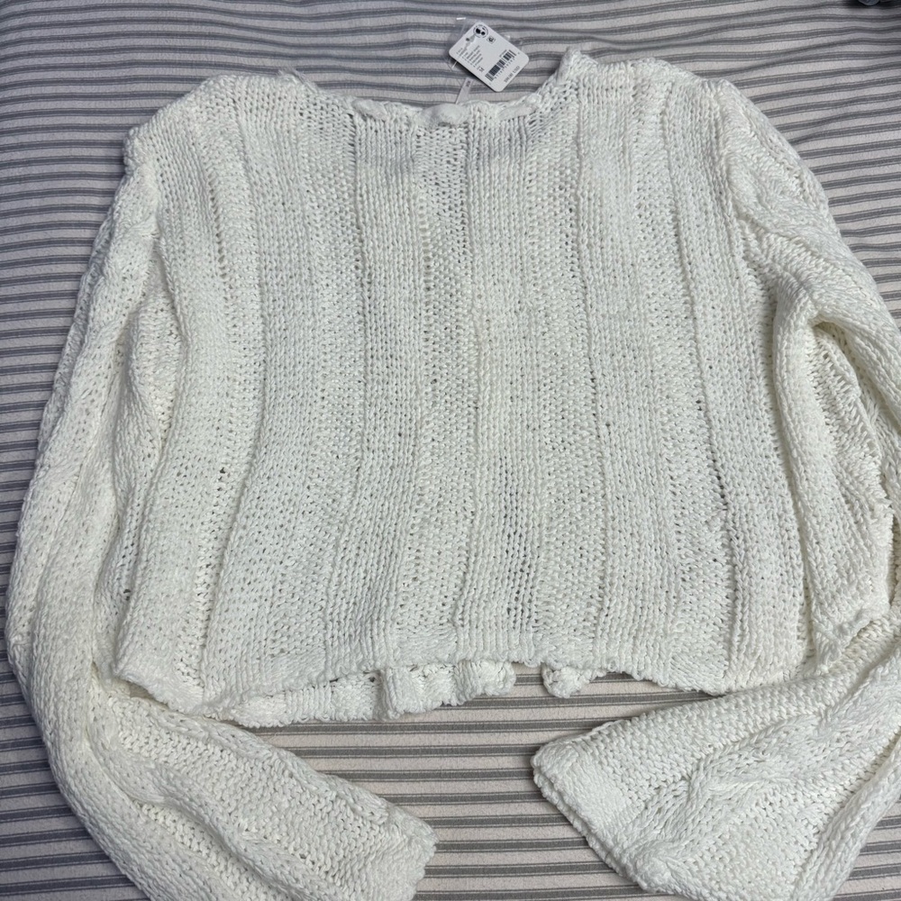 NWT Free People Robyn Crochet Knit Cardigan - Picture 3 of 8